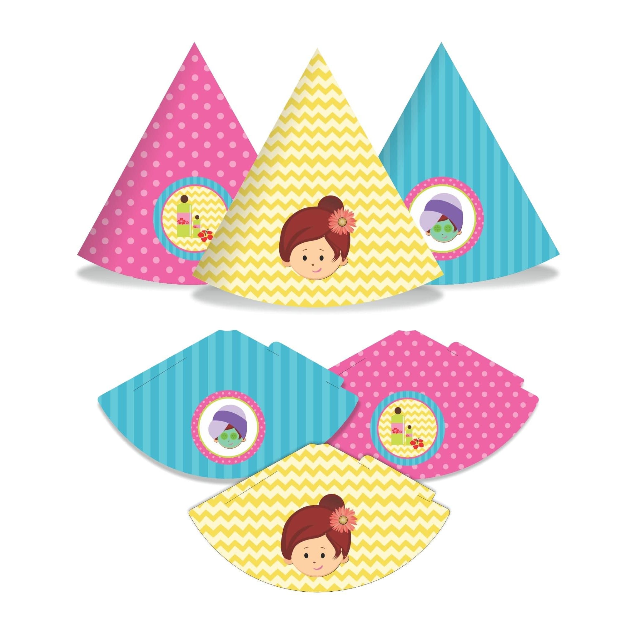 Spa Hats - Pack of 10 THEME PARTIES Pretty UR Party