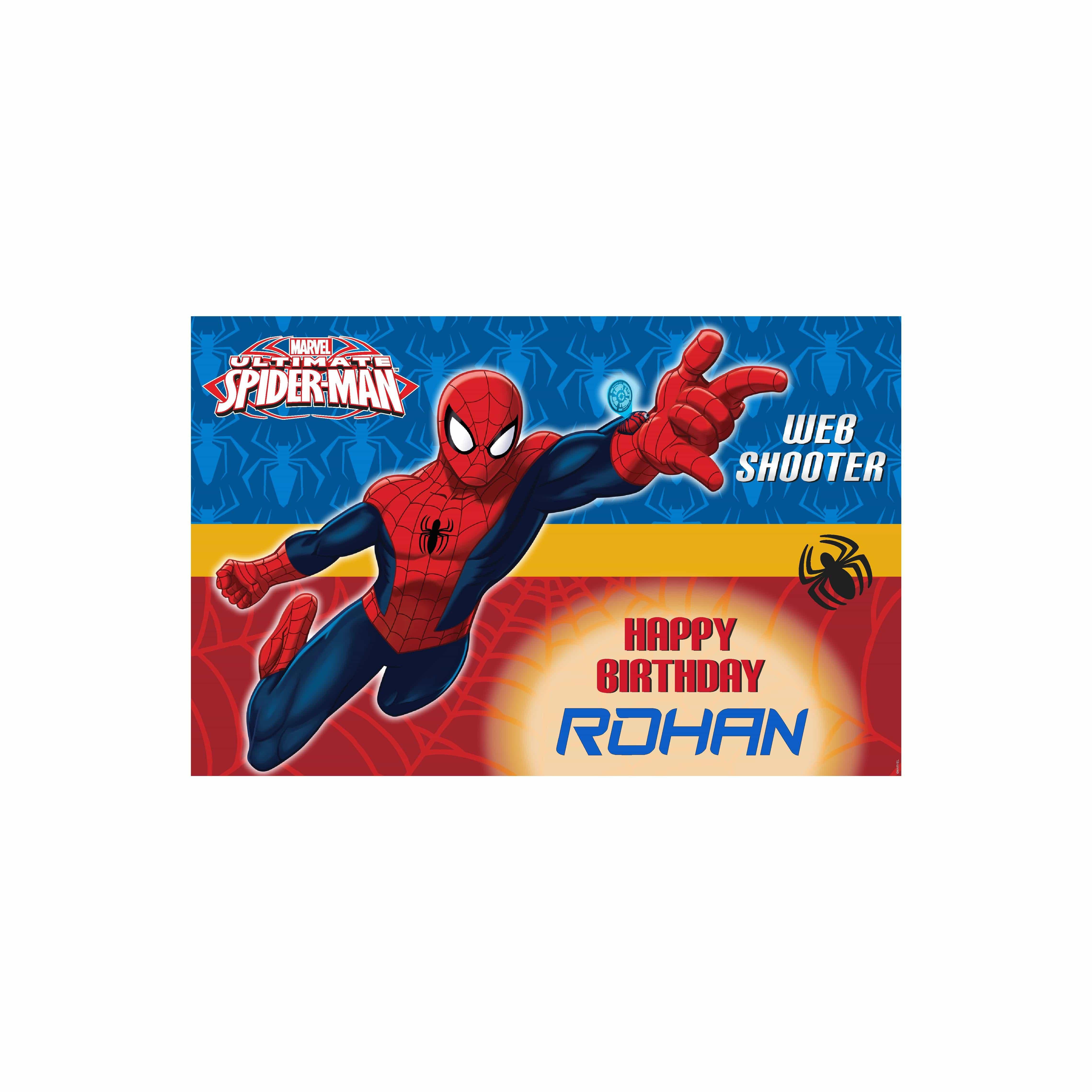Spiderman Table Mats THEME PARTIES Pretty UR Party