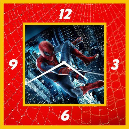 Personalised Spiderman Clock THEME PARTIES Pretty UR Party
