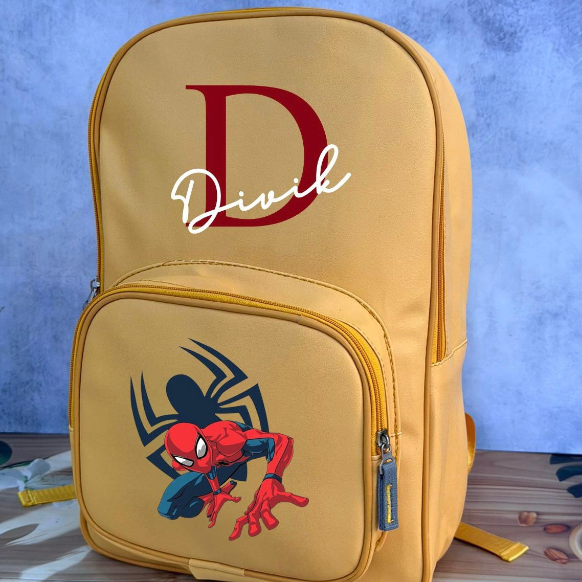 Personalised Backpack with Initial and Name Personalised Backpack with Initial and Name