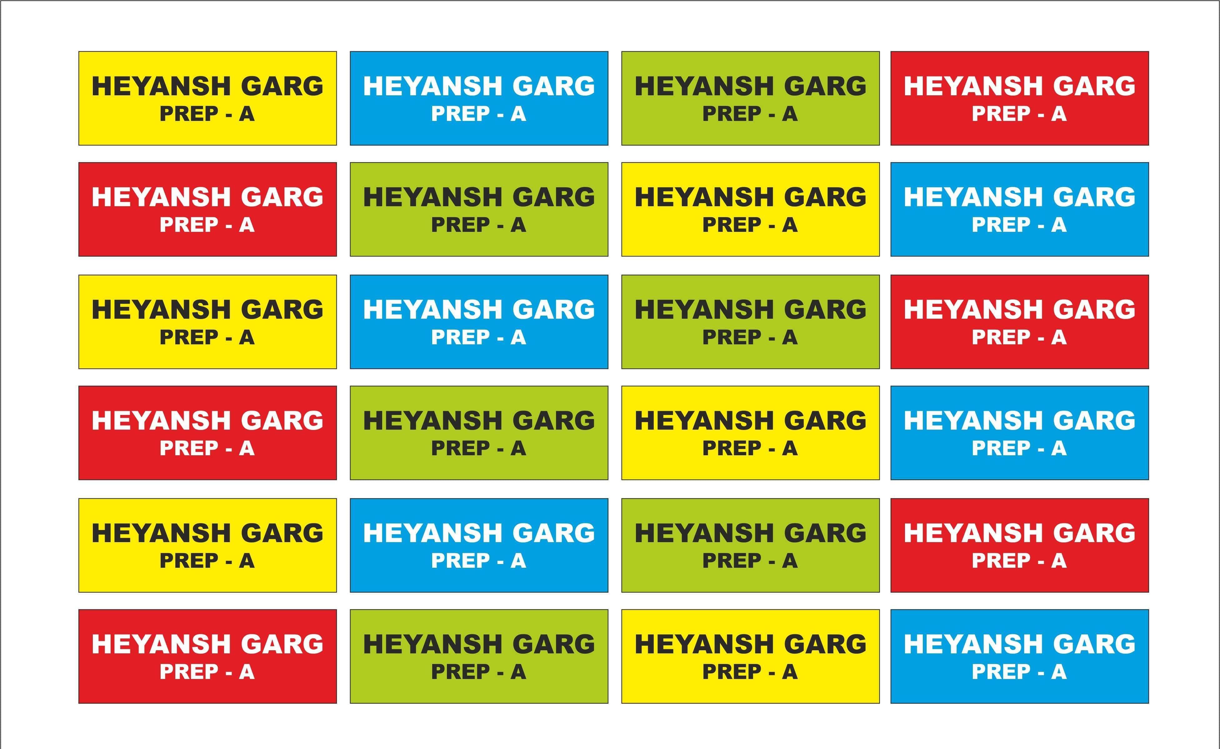 Spidey and friends waterproof labels PERSONALISED PRETTY UR PARTY