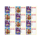 Spidey and friends Book Name Labels PERSONALISED Pretty UR Party