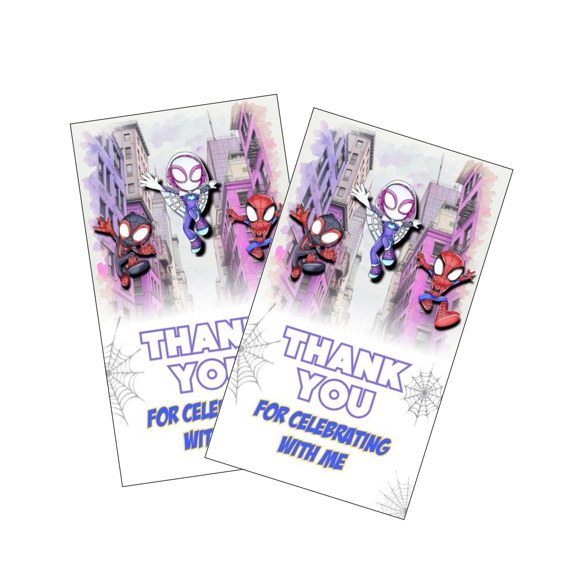Spidey and his Amazing friends theme Thank you Tags Spidey and his Amazing friends theme Thank you Tags