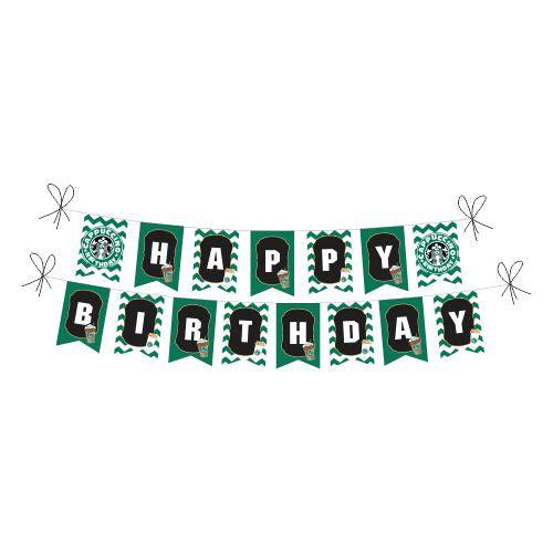 Cappuccino theme Party Decorations Kit - 80 pcs combo pack THEME PARTIES Pretty UR Party