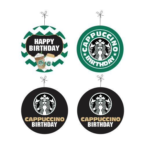 Cappuccino theme Party Decorations Kit - 80 pcs combo pack THEME PARTIES Pretty UR Party