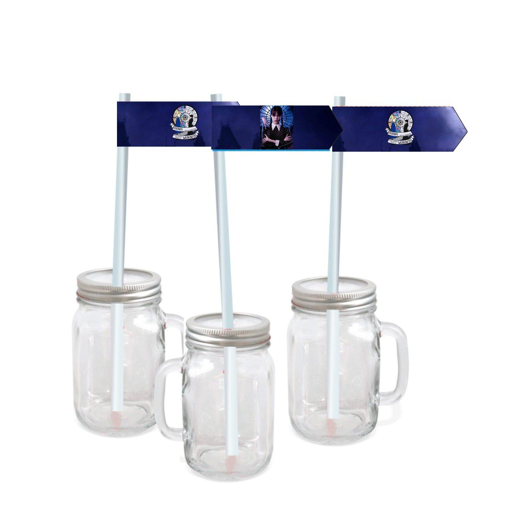 Wednesday theme Drink Straws THEME PARTIES Pretty UR Party