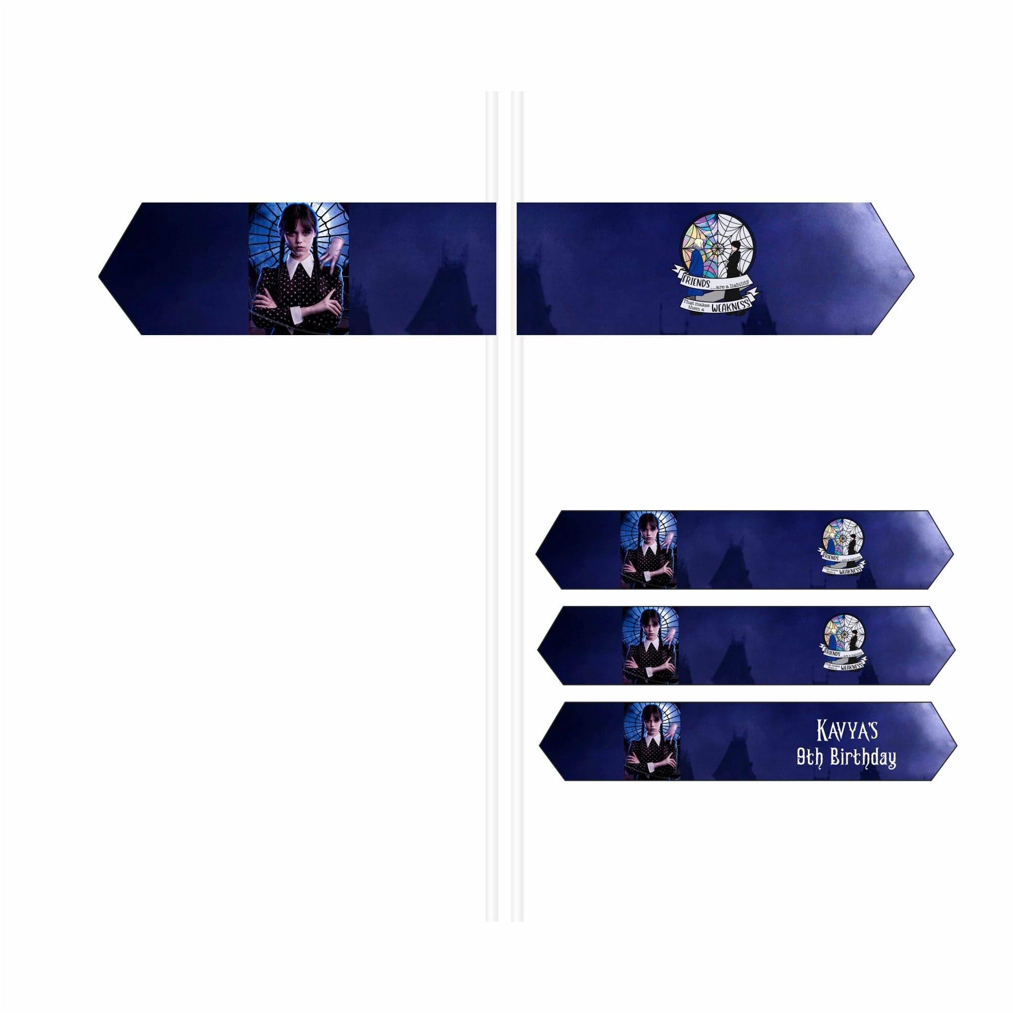 Wednesday theme Drink Straws THEME PARTIES Pretty UR Party