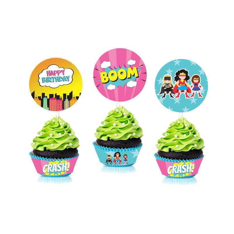 Supergirl Tableware Package BIRTHDAYS Pretty UR Party