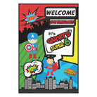 Superhero Welcome Board THEME PARTIES Pretty UR Party