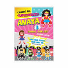 Supergirl Theme E-Invitations ALL PARTY SUPPLIES Pretty UR Party