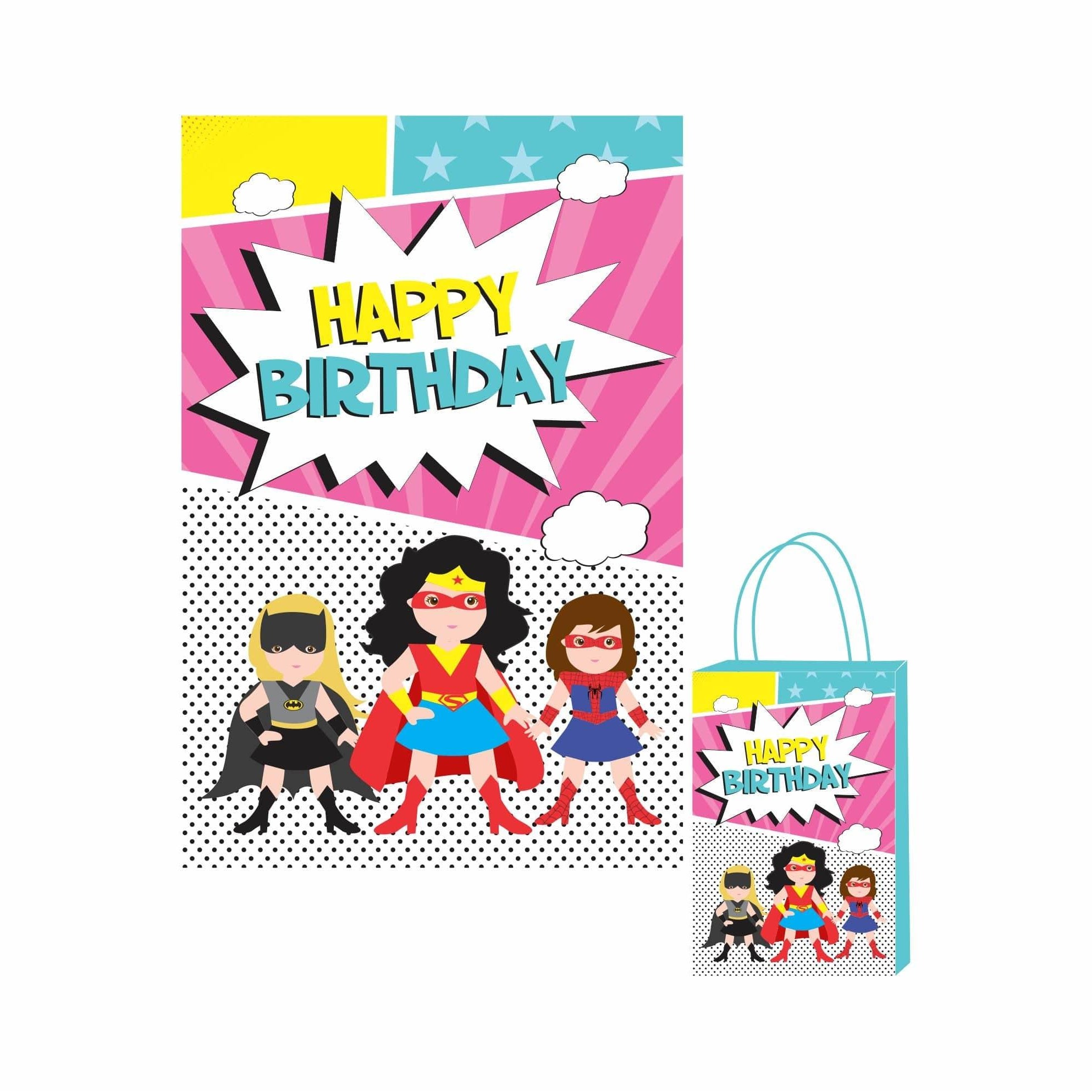 Supergirl Theme Khoi Bag ALL PARTY SUPPLIES Pretty UR Party