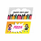 Supergirl Theme Food Labels / Buffet Table Cards THEME PARTIES Pretty UR Party