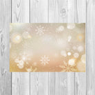 Christmas Gold Snowflake Table Mats - Pack of 6 Christmas Pretty UR Party