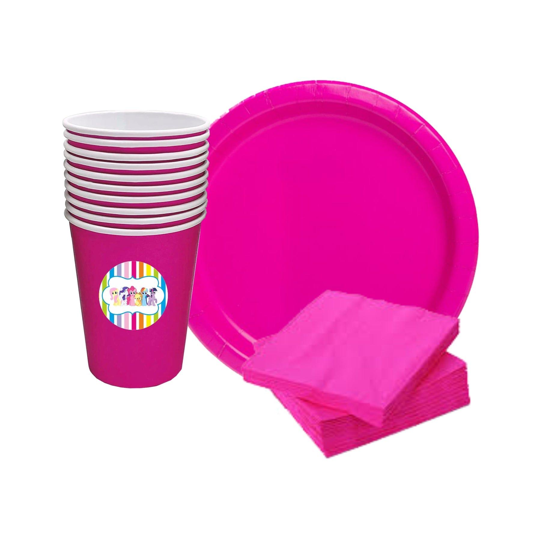 My Little Pony Tableware Package - 67 pieces Pack THEME PARTIES Pretty UR Party