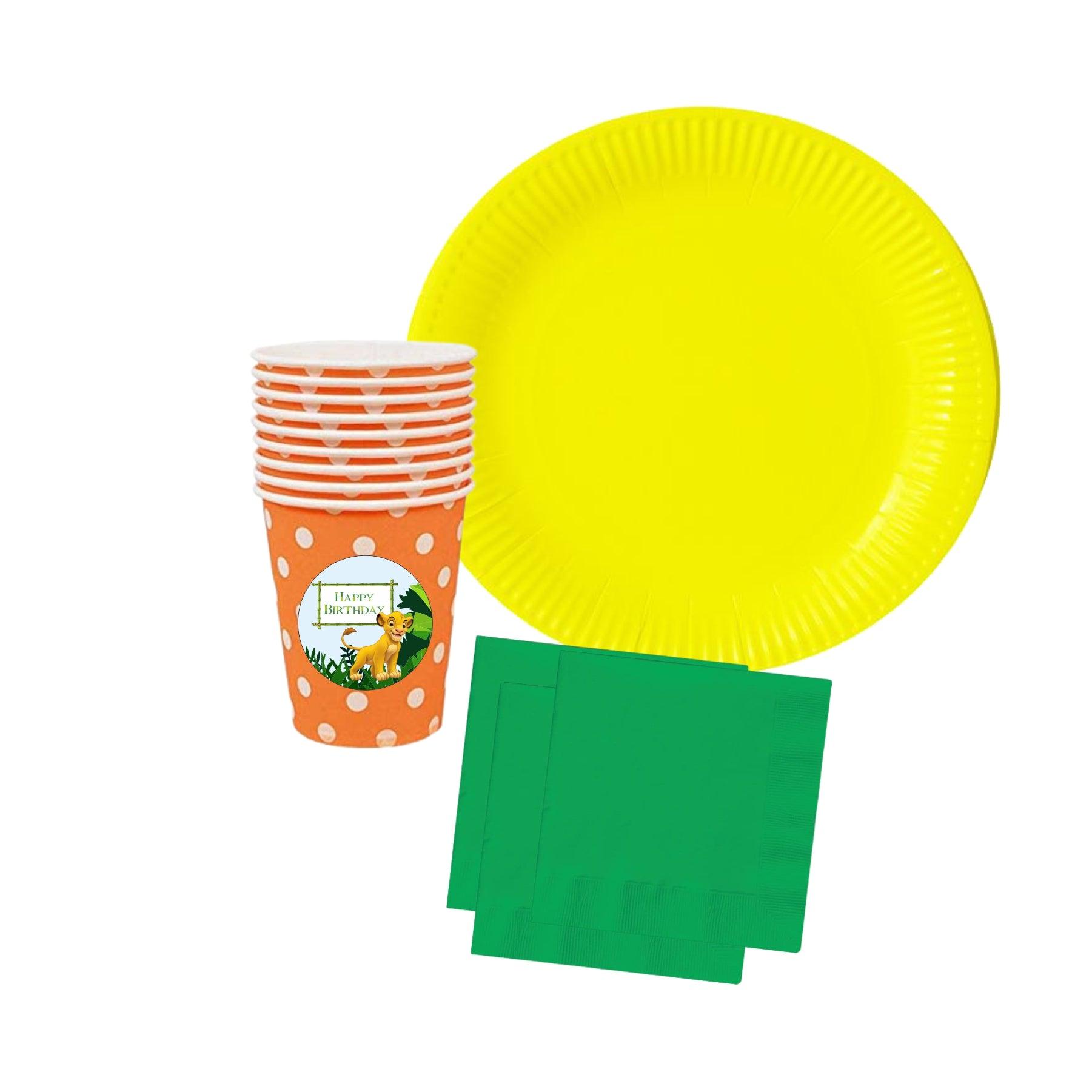 Lion King Tableware Package - 67 pieces Pack TABLEWARE Pretty UR Party