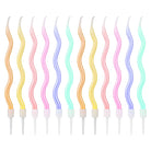Pastel Rainbow Curvy Candles - Pack of 6 THEME PARTIES Pretty UR Party