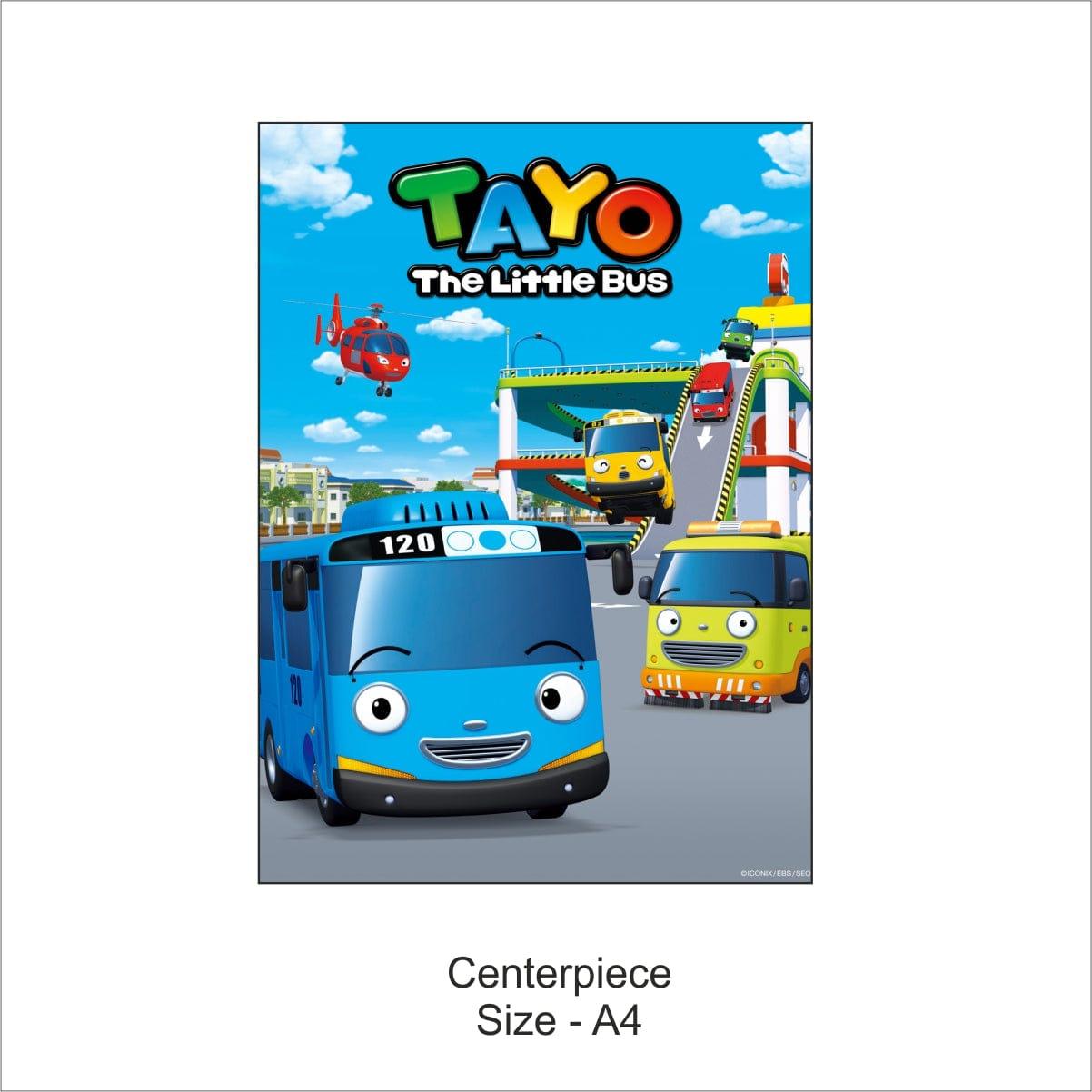 Tayo the little Bus theme Party Decorations Kit - 80 Pieces combo pack PACKAGES Pretty UR Party