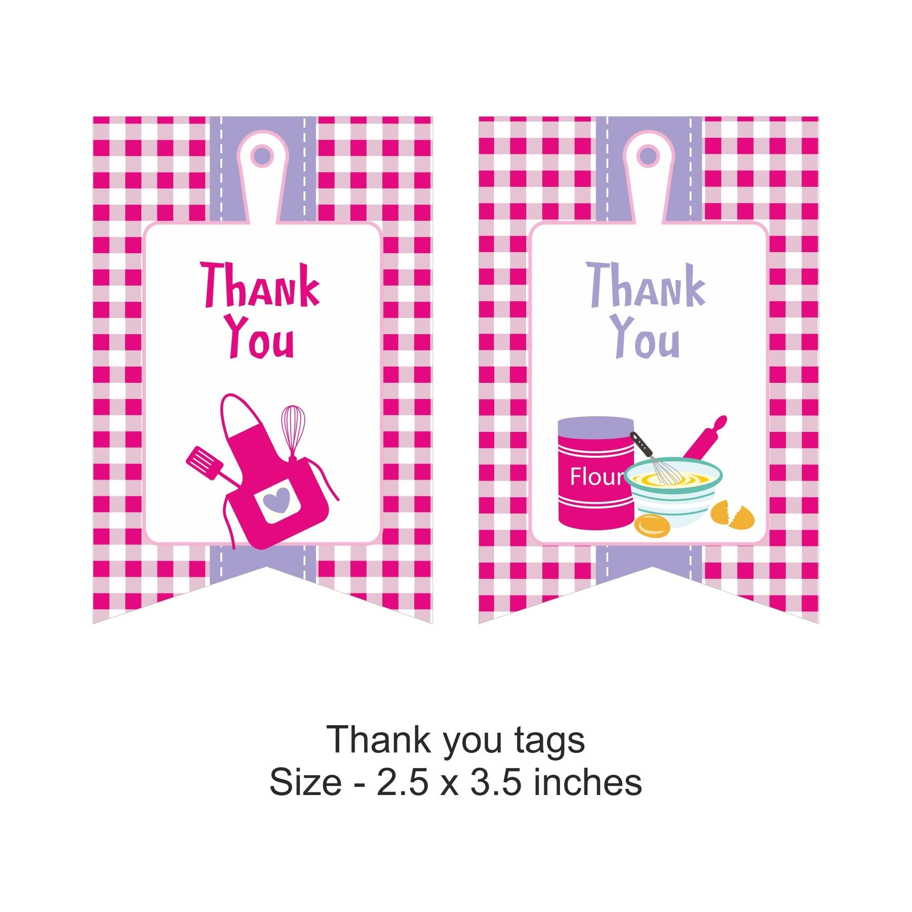 Little Baker Party Decorations Kit - 80 Pieces Combo Pack BIRTHDAYS Pretty UR Party