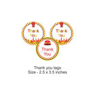 Firetruck Party Decorations Kit- 80 Pieces Combo Pack BIRTHDAYS Pretty UR Party