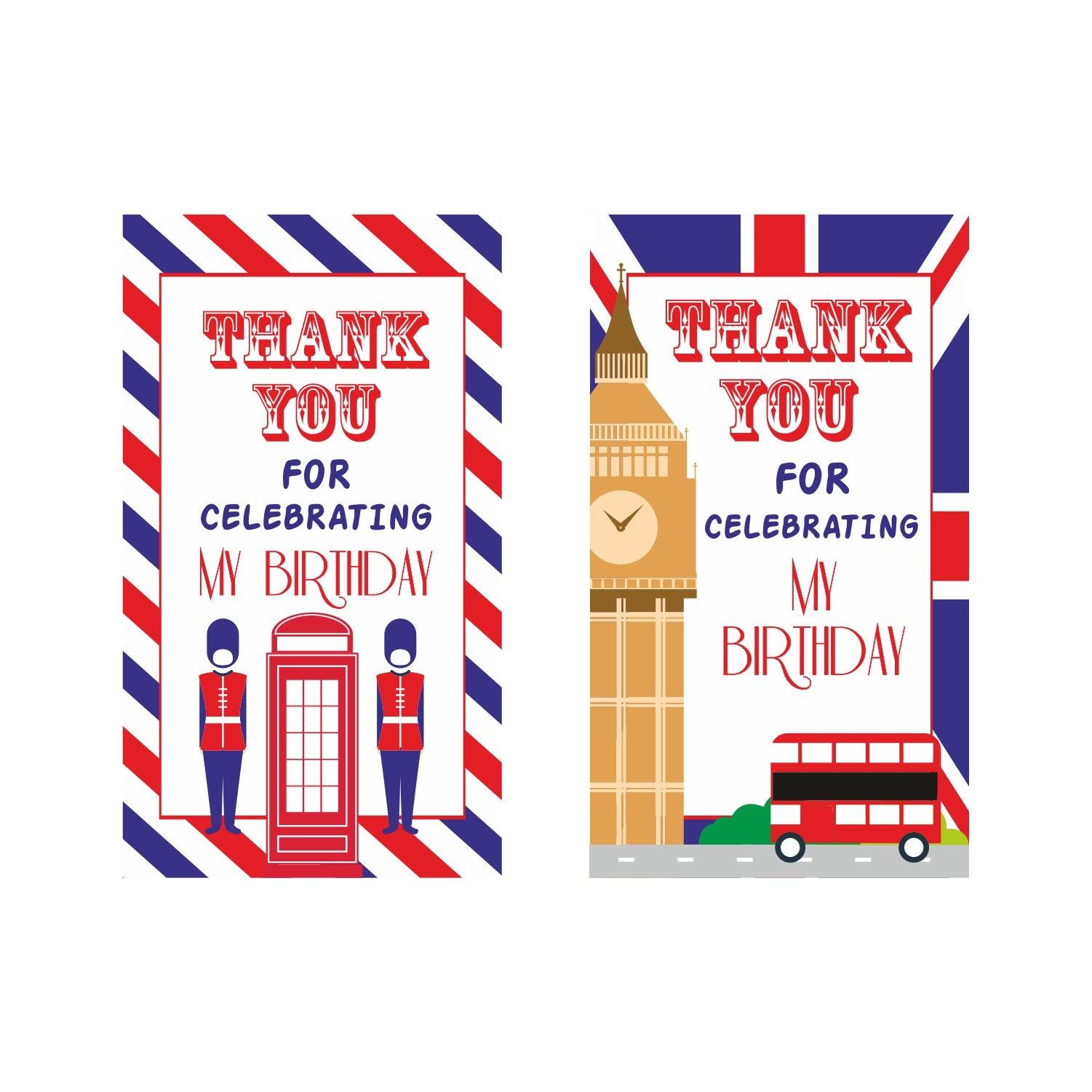 London Party Decorations Kit - 80 Pieces Combo Pack BIRTHDAYS Pretty UR Party