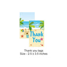 Beach theme Party Decorations Kit - 80 pcs combo pack PACKAGES Pretty UR Party