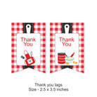 Little Chef Red Party Decorations Kit - 80 Pieces Combo Pack PACKAGES Pretty UR Party