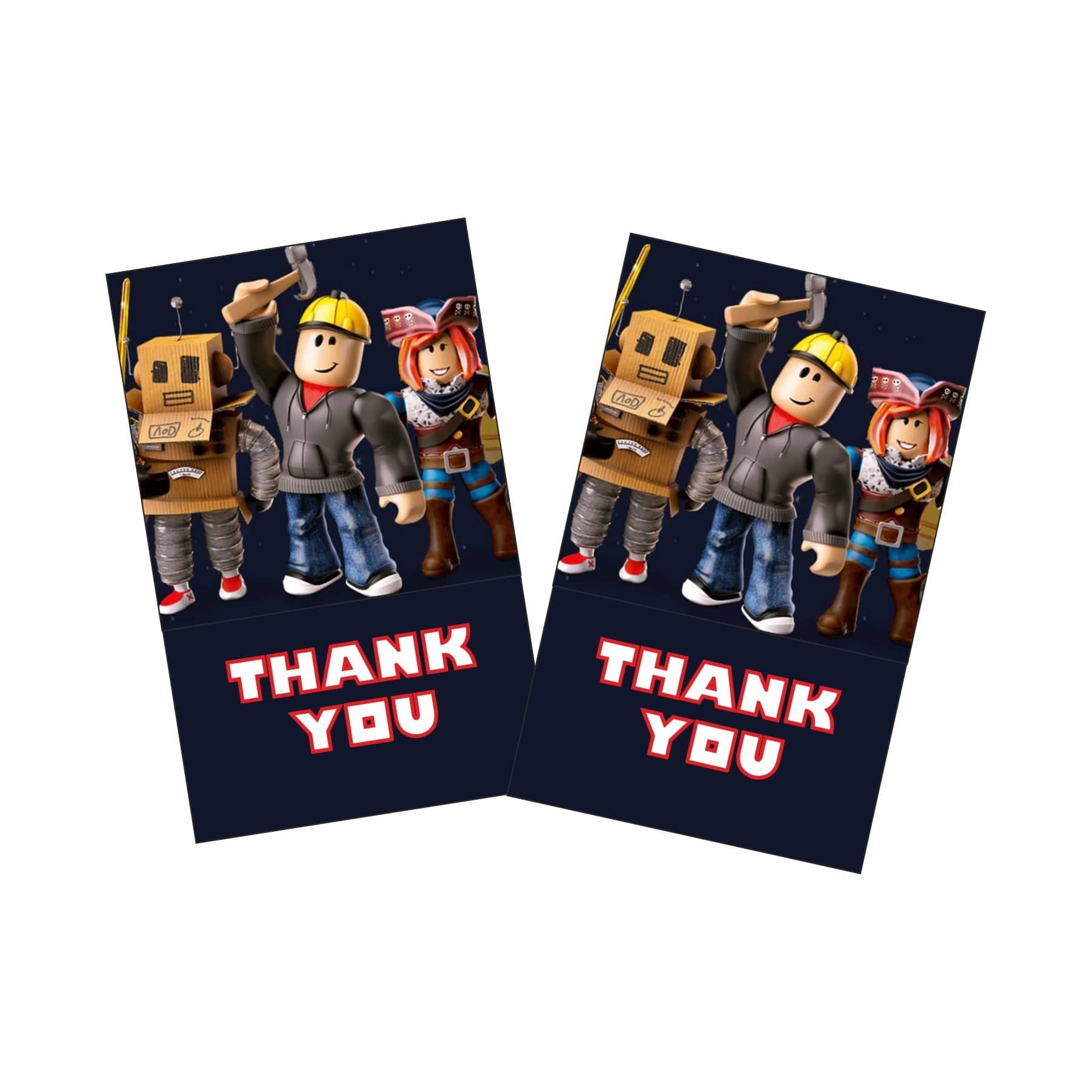 Roblox Theme Thank you Tags THEME PARTIES Pretty UR Party