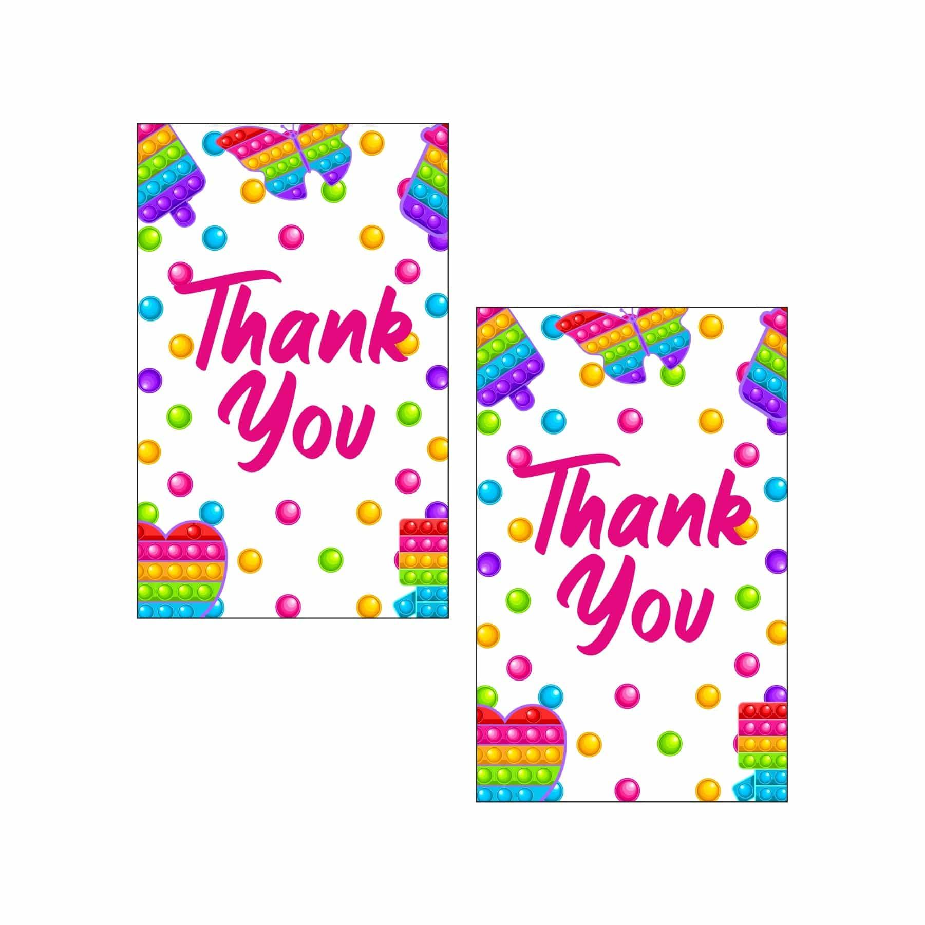 Pop It theme Party Decorations Kit - 80 Pieces combo pack PACKAGES Pretty UR Party