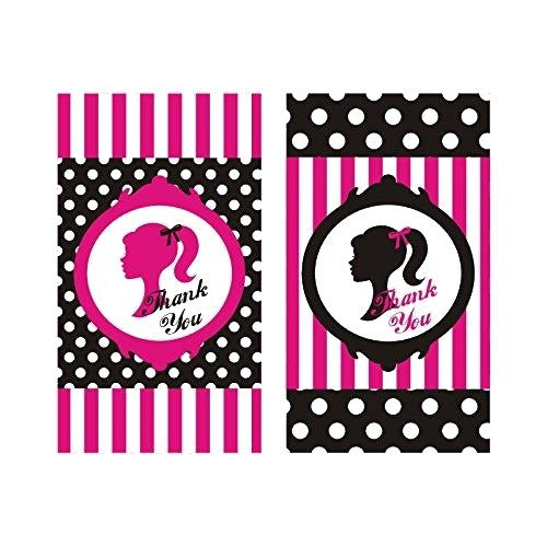 Barbie Silhouette Party Decorations Kit - 80 pcs combo pack — image 4