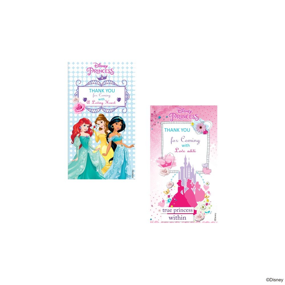 Disney Princess Party Decorations Kit - 80 pieces combo pack THEME PARTIES Pretty UR Party