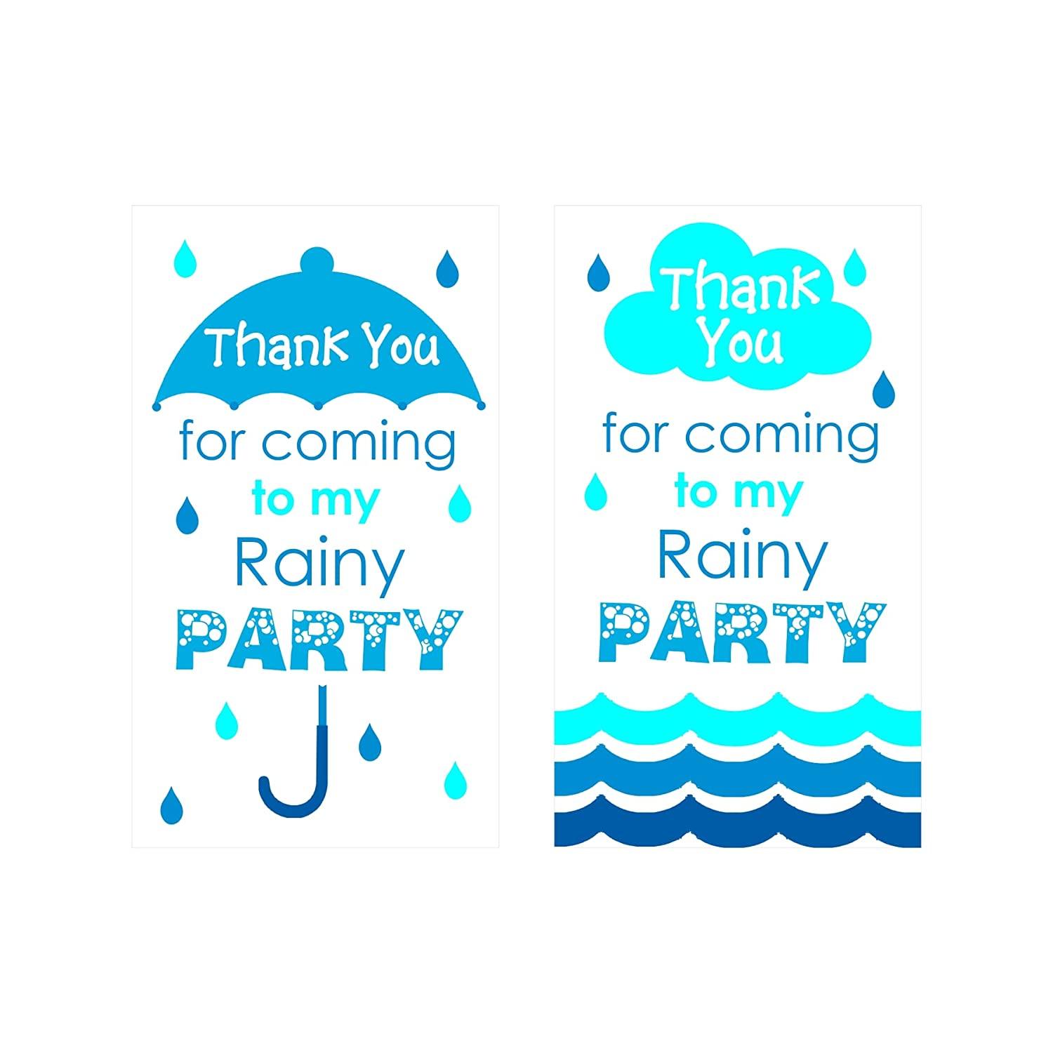 Monsoon Party Decorations Kit - 80 Pieces Combo Pack BIRTHDAYS Pretty UR Party
