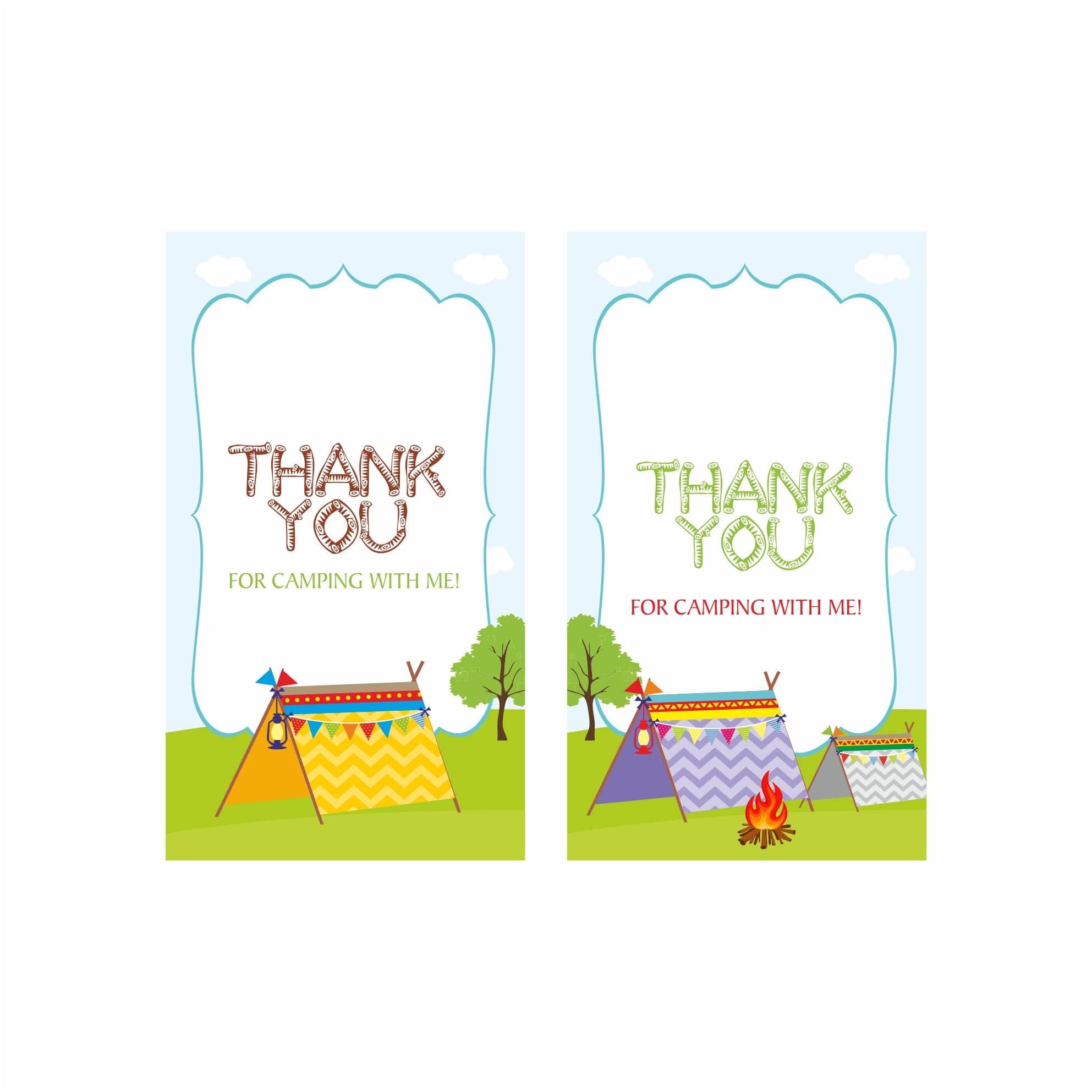 Camping Party Decorations Kit - 80 Pieces Combo pack BIRTHDAYS Pretty UR Party