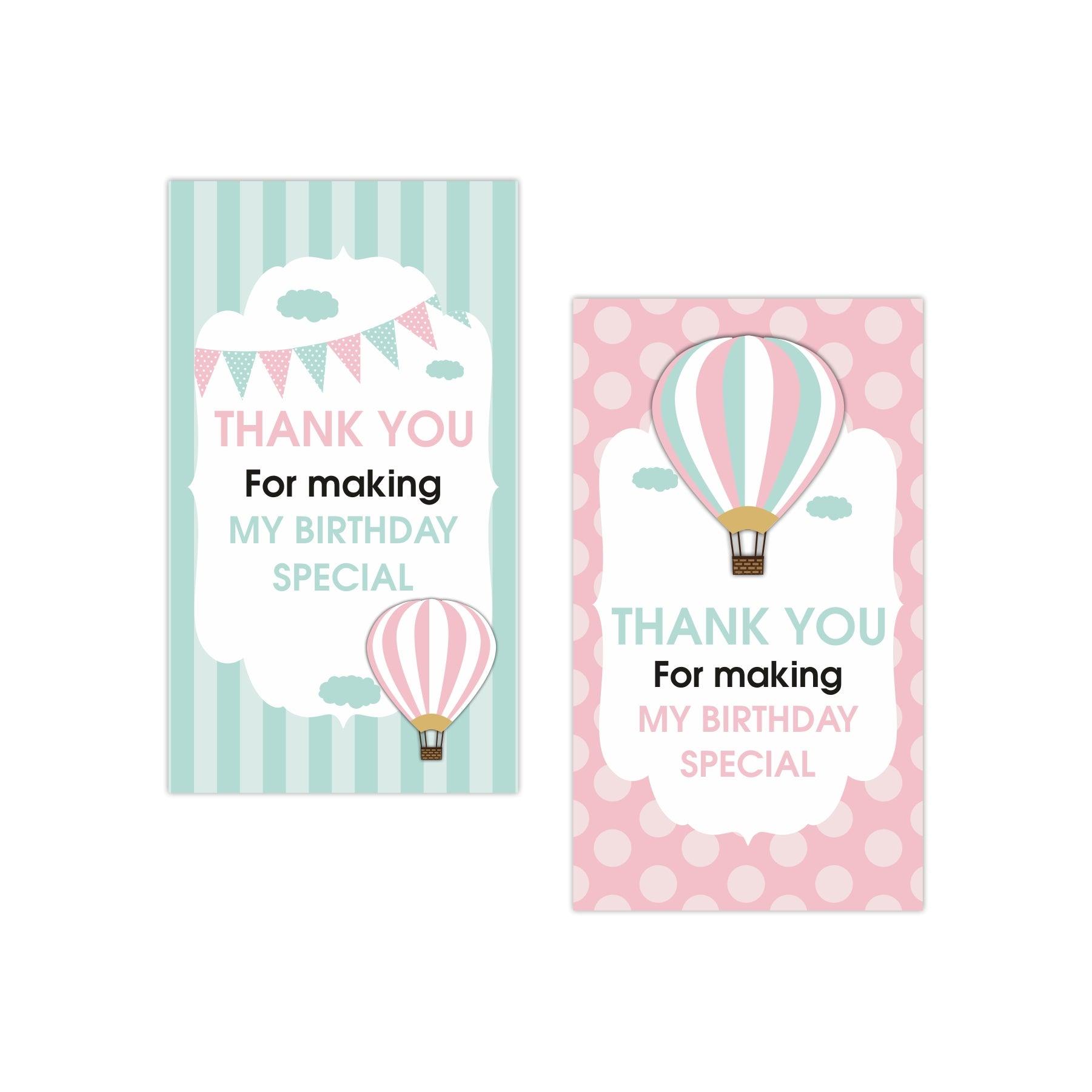 Hot Air Balloon Party Decorations Kit - 80 Pieces Combo Pack BIRTHDAYS Pretty UR Party