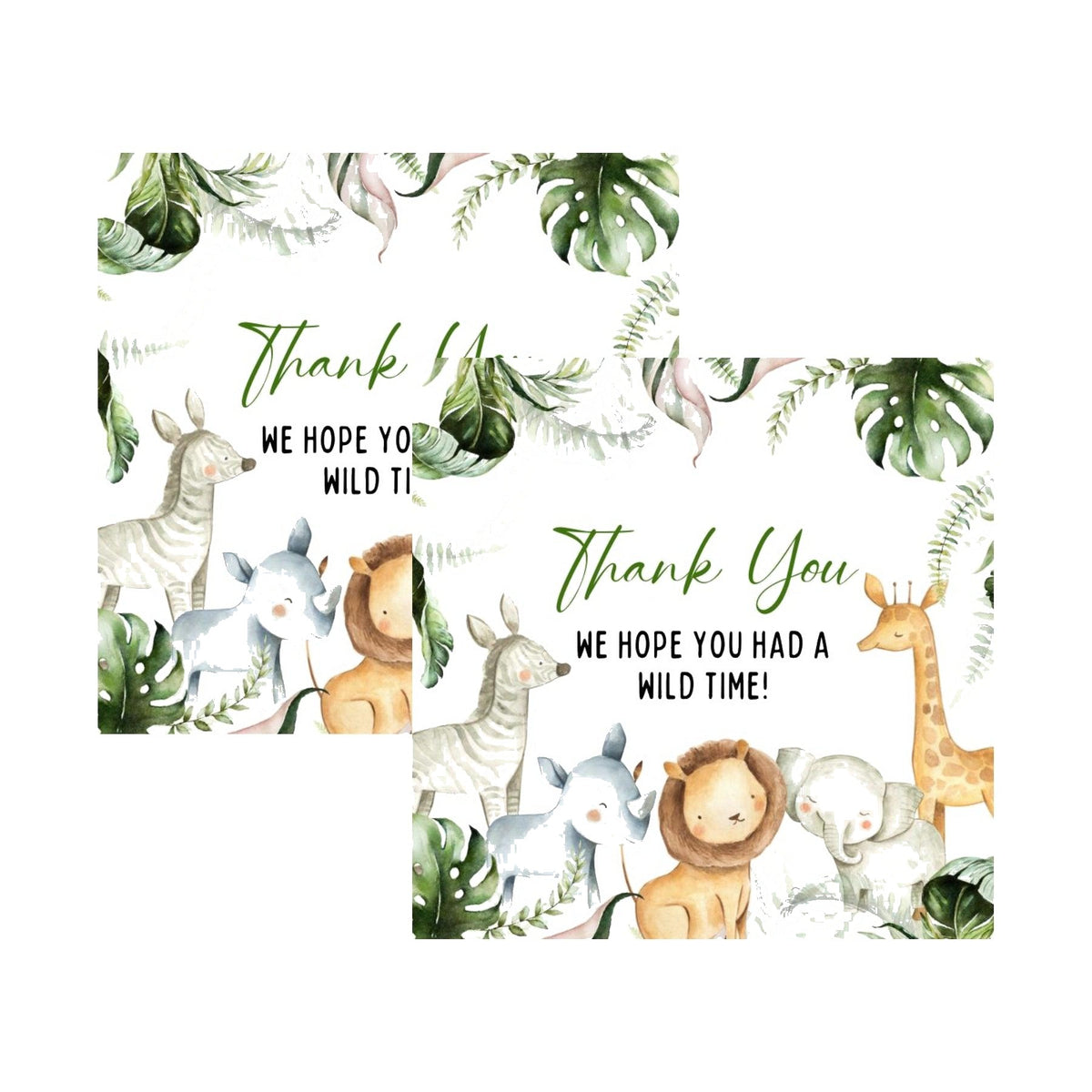Wild One Theme Handcrafted Thank you Tags — image 2