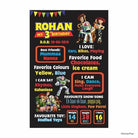 Toy Story Theme Chalkboard Poster PERSONALISED Pretty UR Party