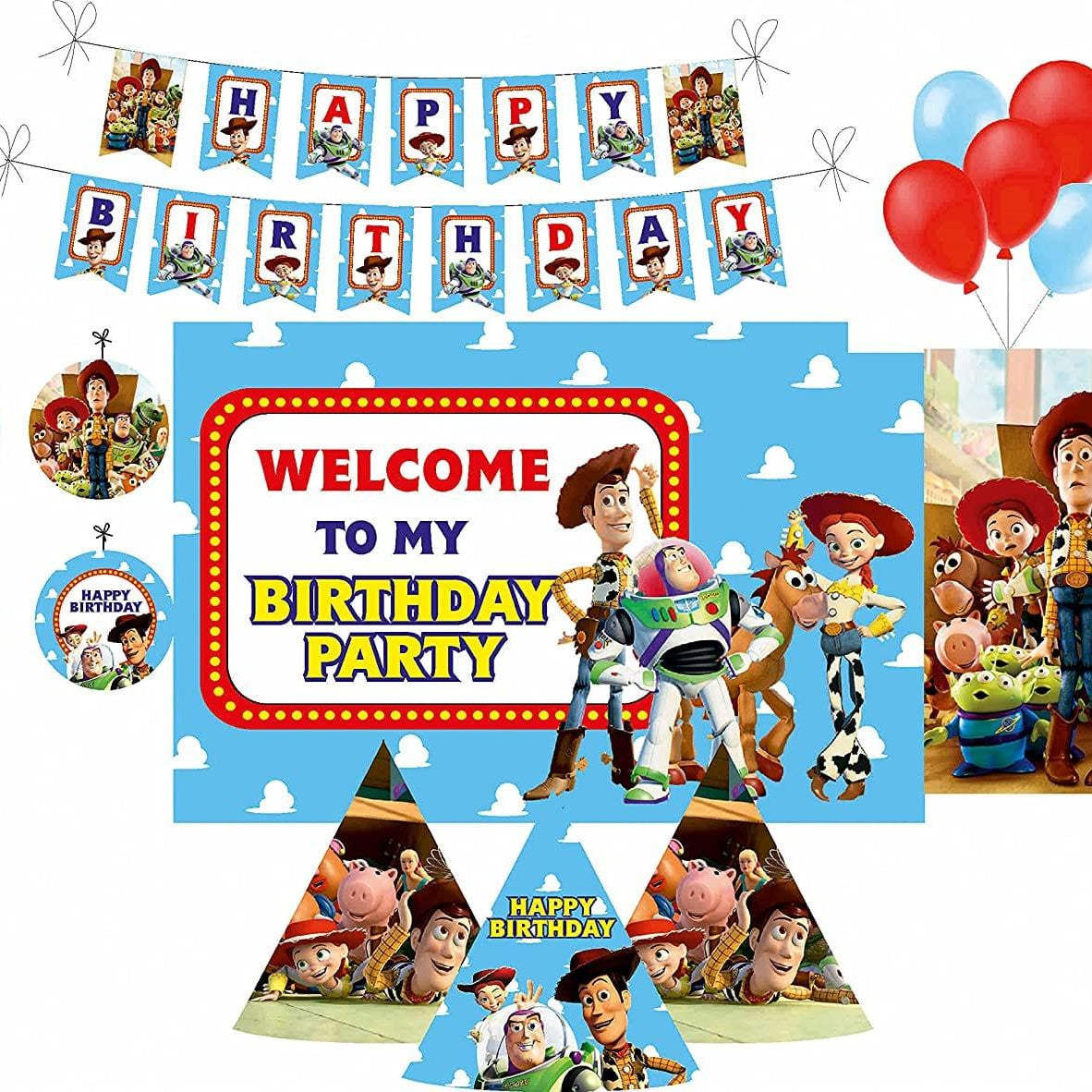 Toy Story Party Decorations Kit - 80 Pieces Combo Pack