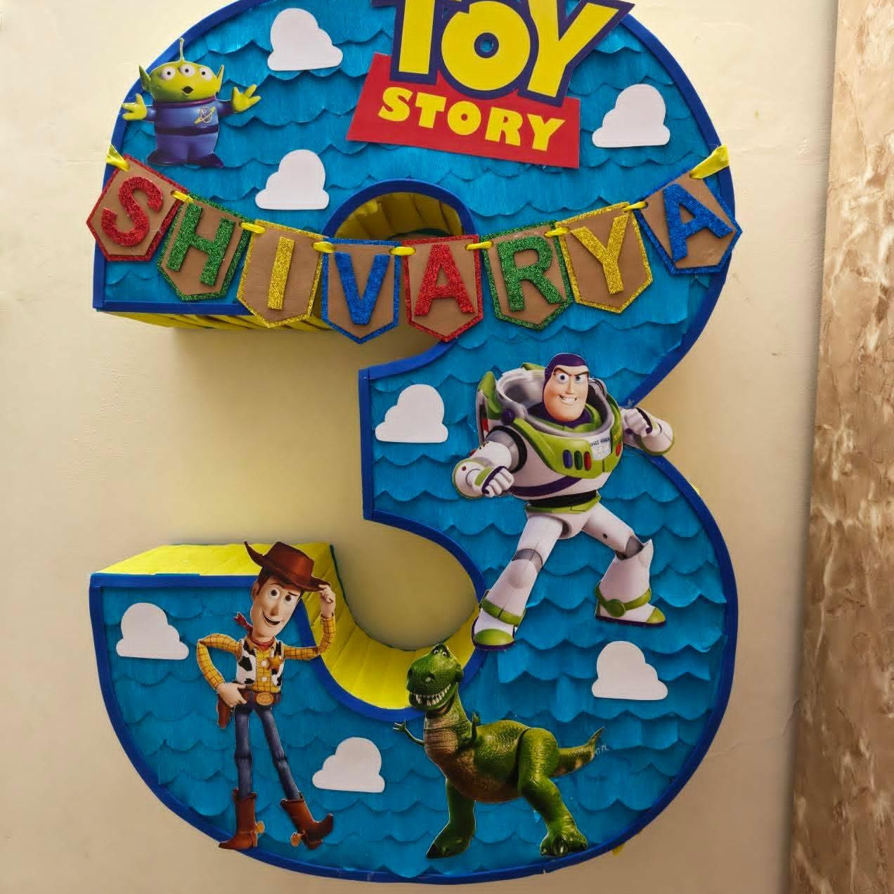 Handcrafted Toy Story Themed Pinata Handcrafted Toy Story Themed Pinata