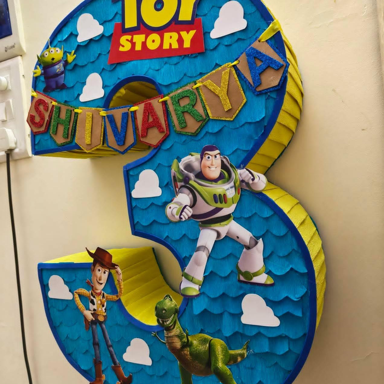 Handcrafted Toy Story Themed Pinata Handcrafted Toy Story Themed Pinata