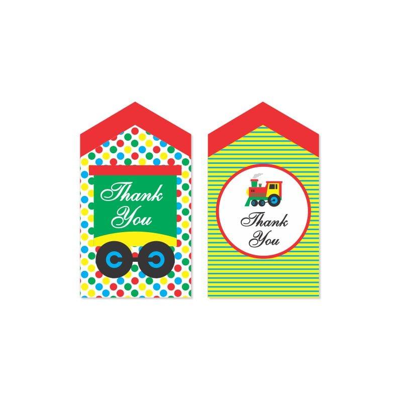 Train Party Decorations Kit - 80 Pieces Combo Pack BIRTHDAYS Pretty UR Party