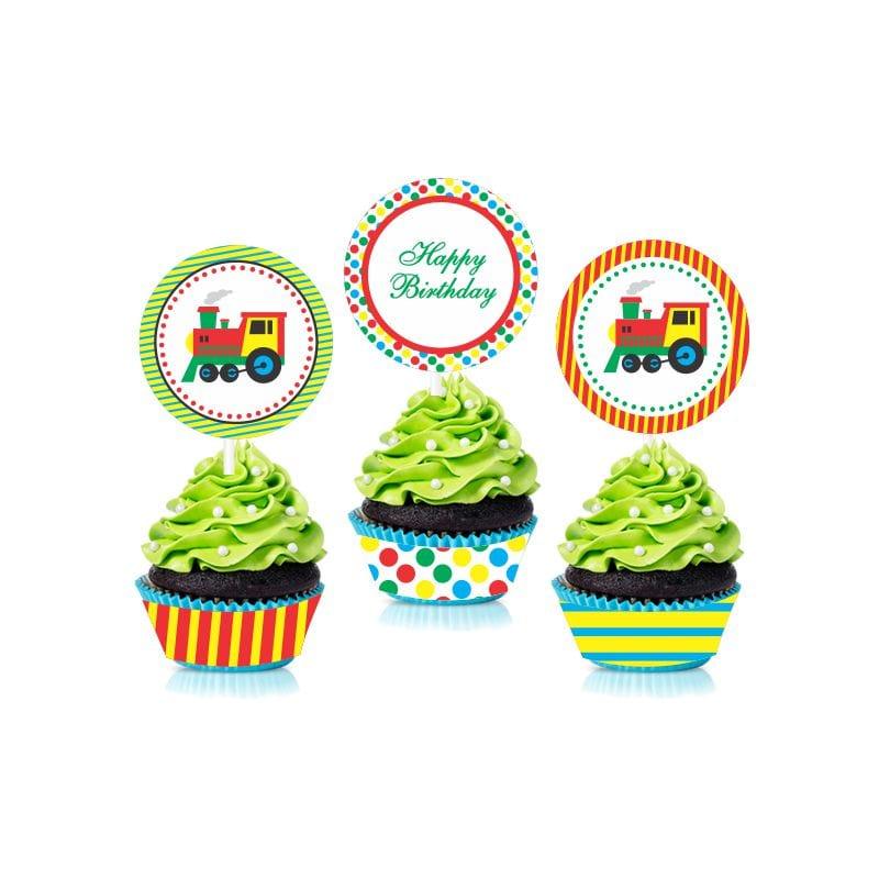 Train Tableware Package BIRTHDAYS Pretty UR Party