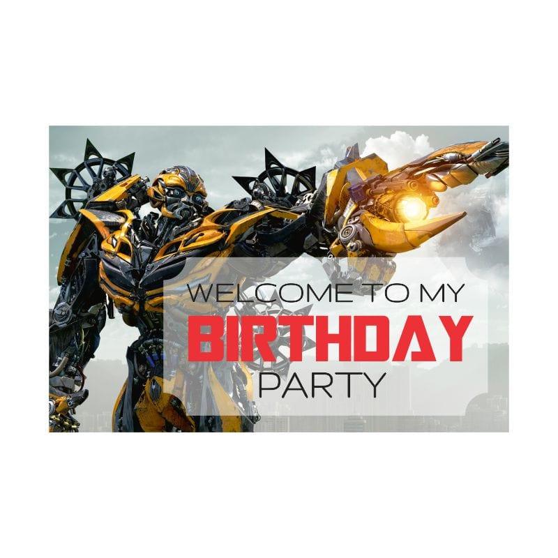 Transformers Party Decorations Kit - 80 Pieces Combo Pack BIRTHDAYS Pretty UR Party