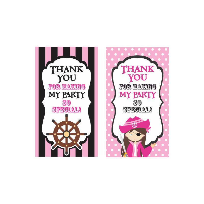 Girly Pirate Party Decorations Kit - 80 Pieces Combo Pack BIRTHDAYS Pretty UR Party