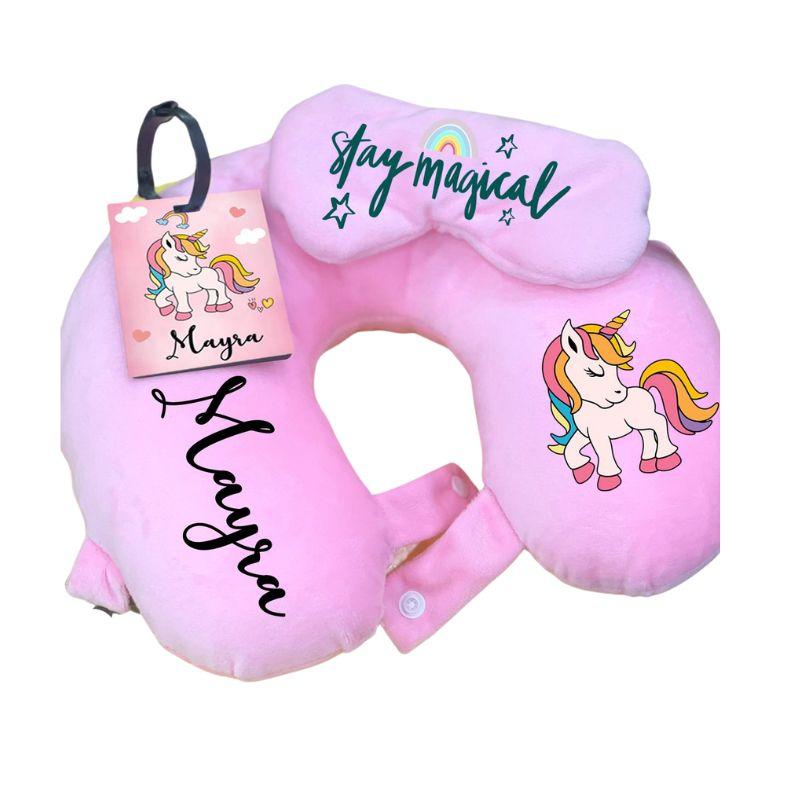 Personalised Cute Unicorn Travel Combo - Set of 3 RETURN GIFTS PRETTY UR PARTY