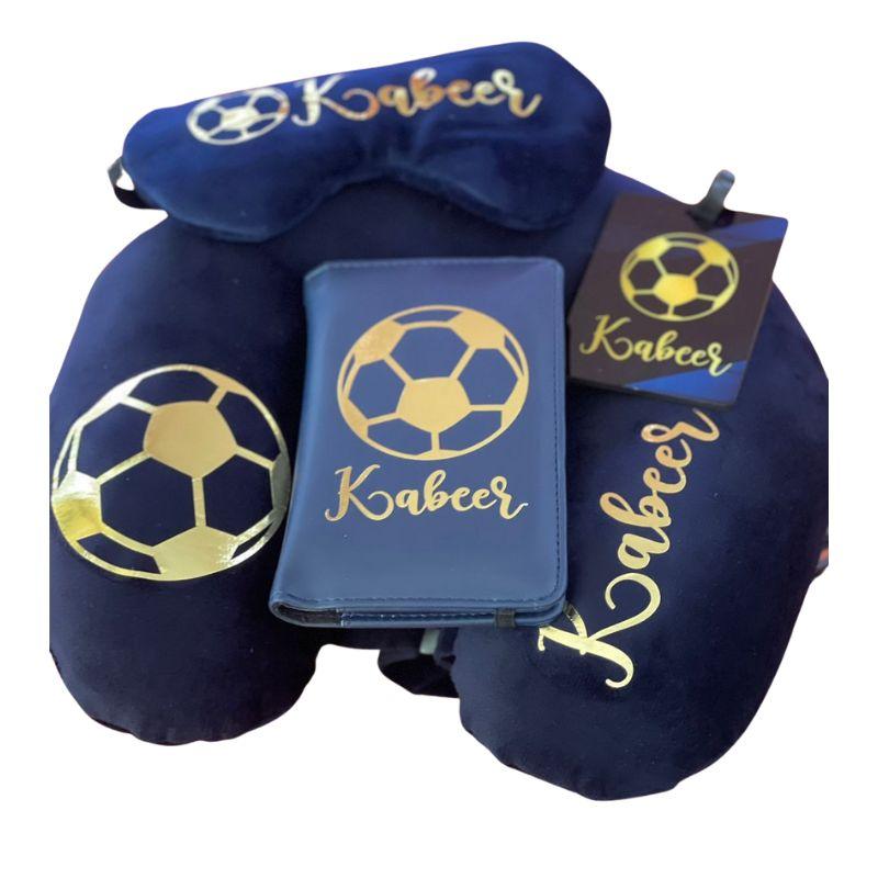 Personalised Football Travel Combo - Set of 4 RETURN GIFTS PRETTY UR PARTY
