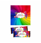Trolls Theme Chocolate Wrappers THEME PARTIES Pretty UR Party