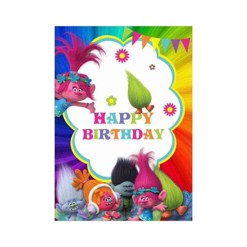 Trolls Party Decorations Kit - 80 Pieces Combo Pack BIRTHDAYS Pretty UR Party