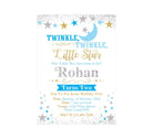 Twinkle Twinkle Little Star Boy E-Invitations BIRTHDAYS Pretty UR Party