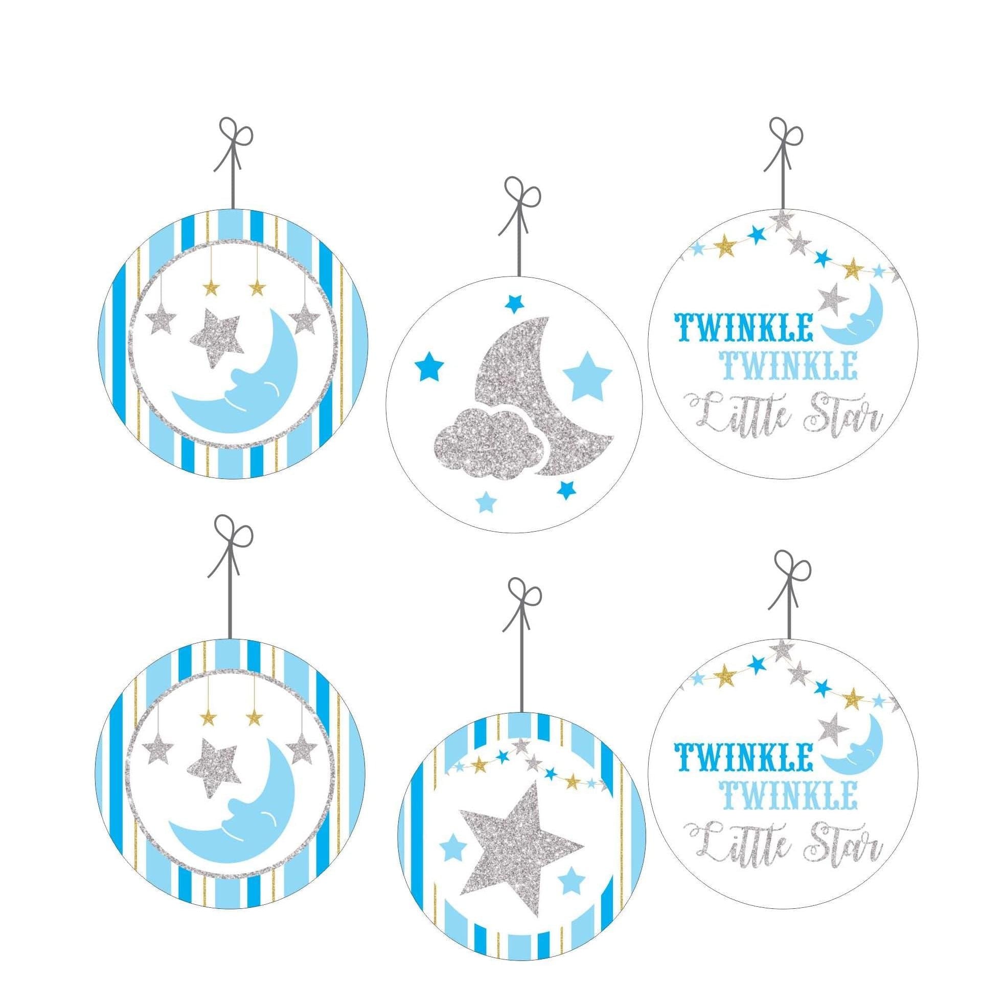 Twinkle Twinkle Little Star Boy Theme Danglers THEME PARTIES Pretty UR Party