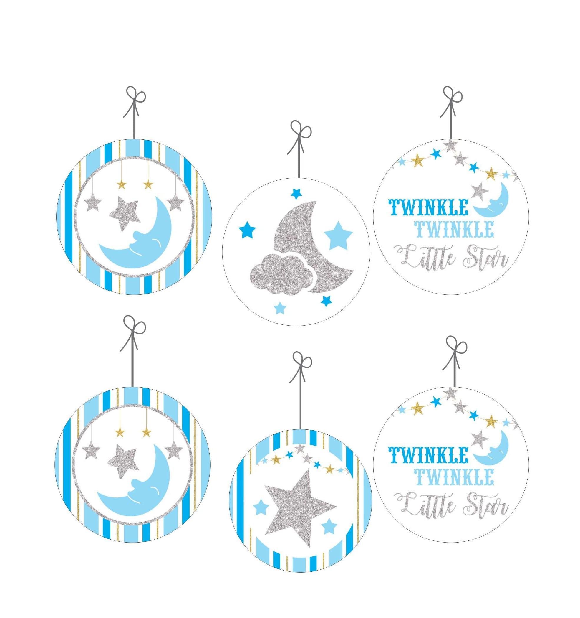 Twinkle Twinkle Little Star Boy Theme Danglers THEME PARTIES Pretty UR Party