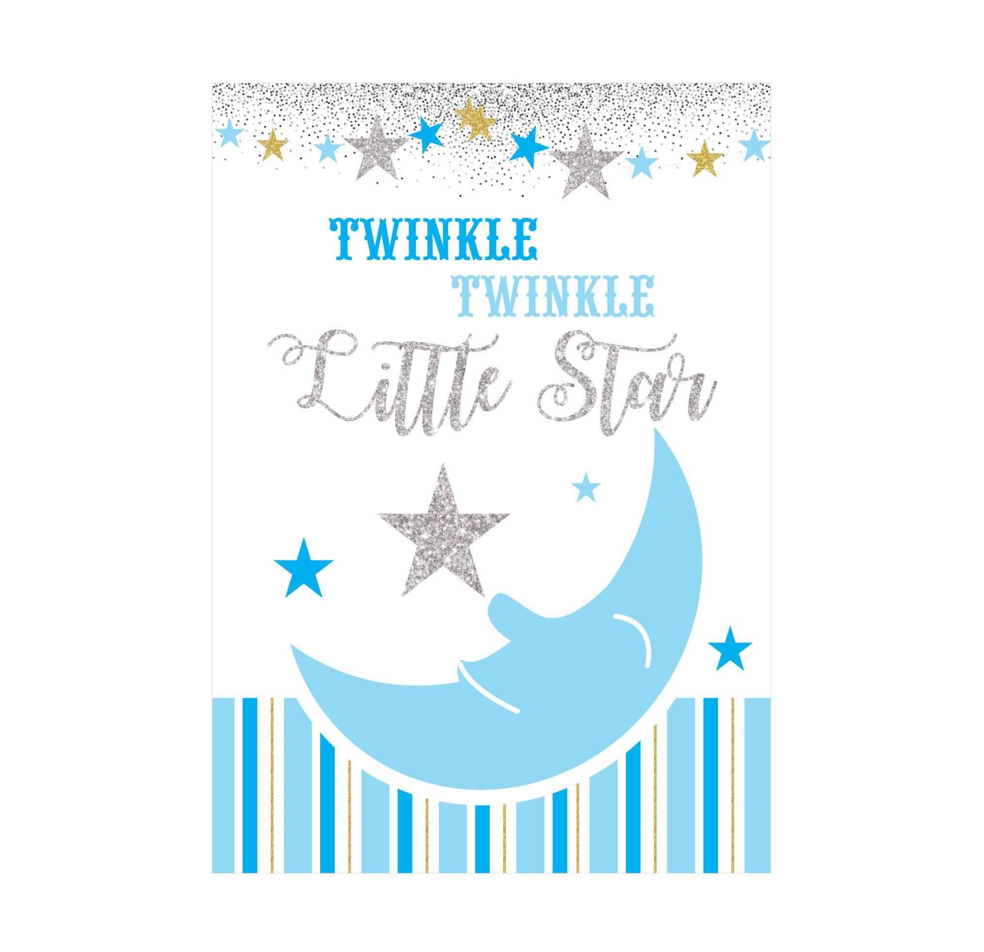 Twinkle Twinkle Little Star Boy Centerpieces THEME PARTIES Pretty UR Party